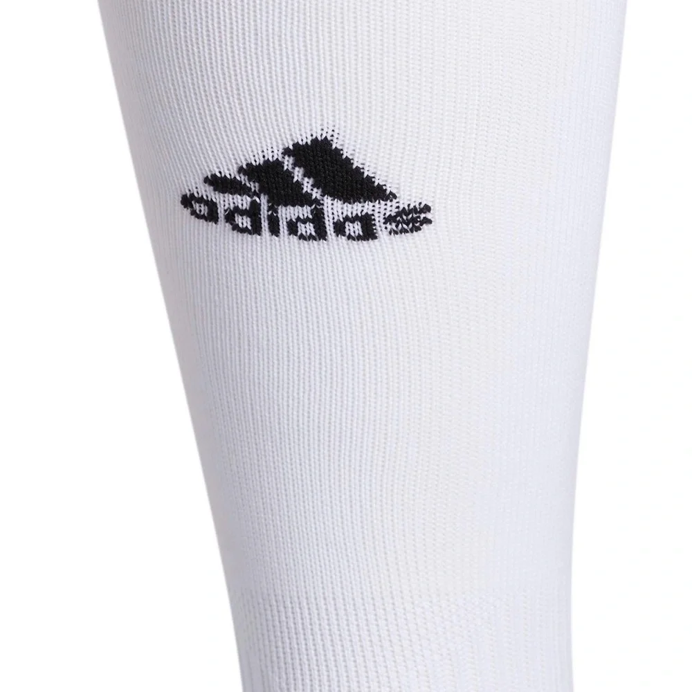 ADIDAS UNISEX WHITE SOCCER SOCKS